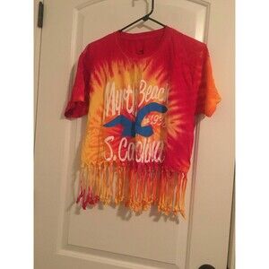 Hanes Women's ComfortSoft Myrtle Beach South Carolina Tie Dye T-Shirt Size M